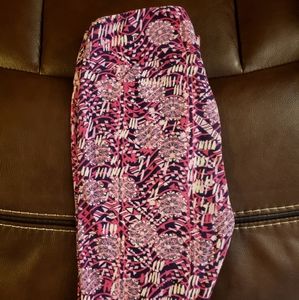 😍Lularoe Crazy Pink Leggings
